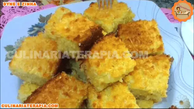 Bolo de Macaxeira Aipim ou Mandioca sem Farinha de Trigo