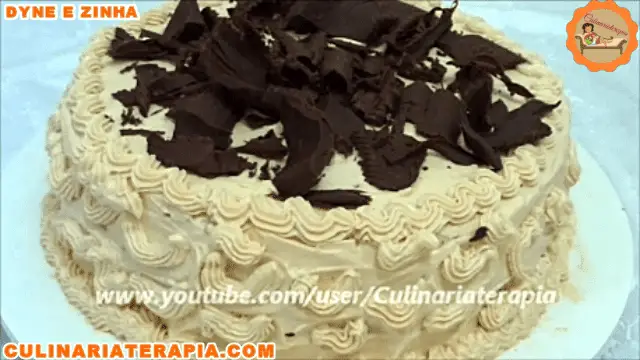 Torta Creme de Doce de Leite com Chocolate