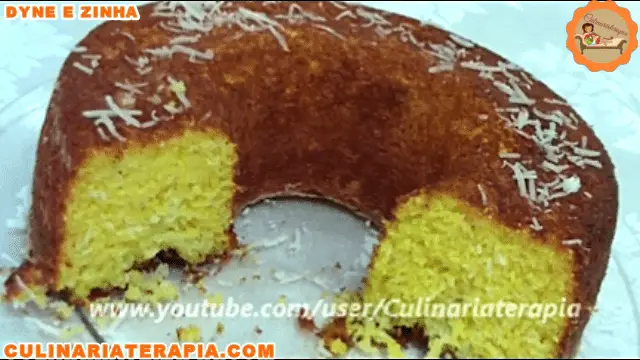 Bolo Fofinho Flocão de Milho