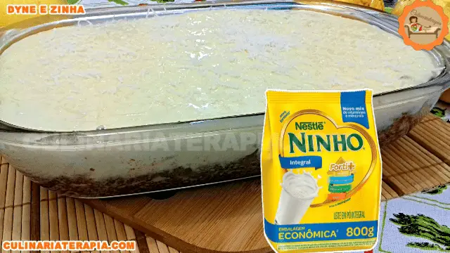Bolo Gelado de Leite Ninho com Coco