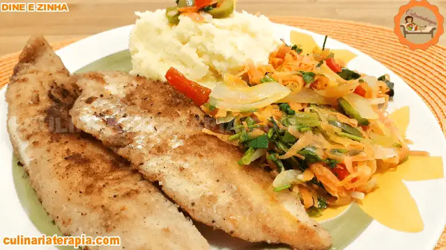 Refeição com Filé de Peixe Sequinho