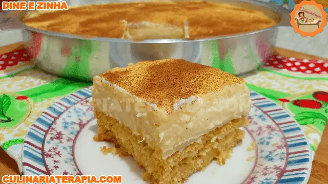Bolo de Milho com Cobertura Cremosa