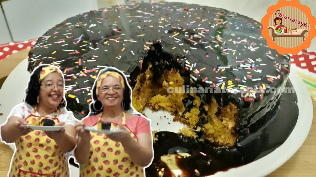 Bolo de Cenoura Fácil com 1 Ovo