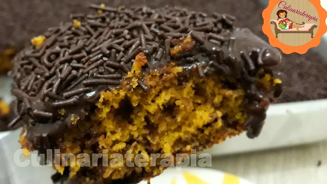 Bolo de Cenoura Formigueiro com Chocolate