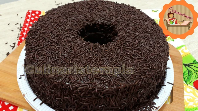 Bolo de Chocolate Brigadeirão Gelado