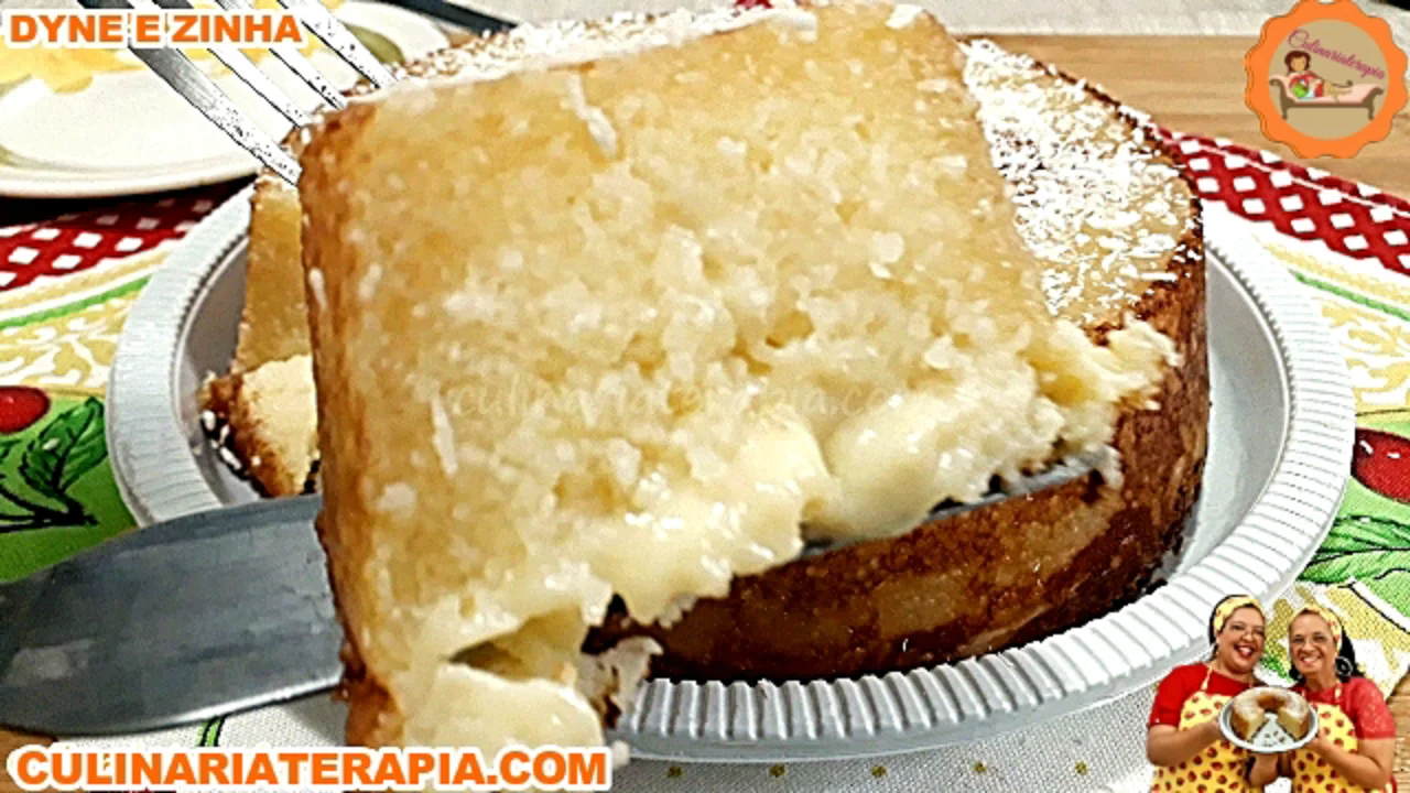 Bolo Assado Cremoso de Tapioca