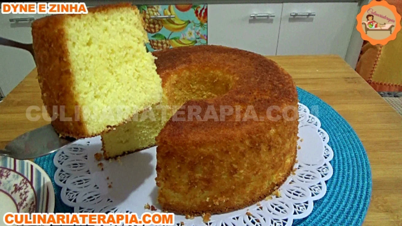 Bolo de Laranja Fofinho Sem Trigo