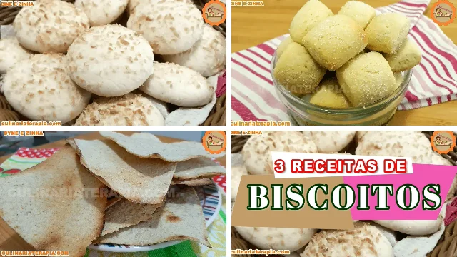 3 Receitas para Fazer Biscoito Simples