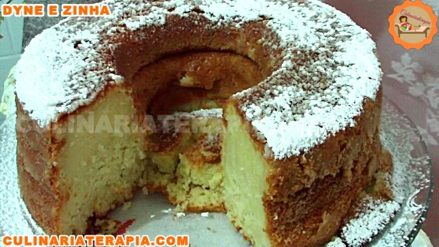 Bolo Cremoso de Batata Doce Cozida