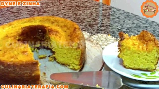 Bolo Bom Bocado de Milho sem Farinha de Trigo