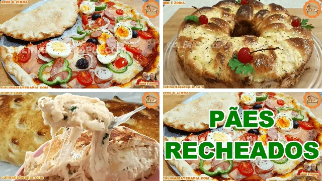 3 Receitas Para Fazer Pão Recheado