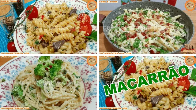 Como Fazer 3 receitas deliciosas de Macarrão