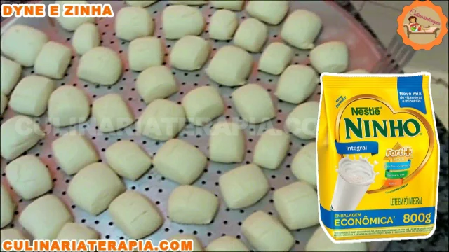 Sequilhos de Leite Ninho com Polvilho Doce