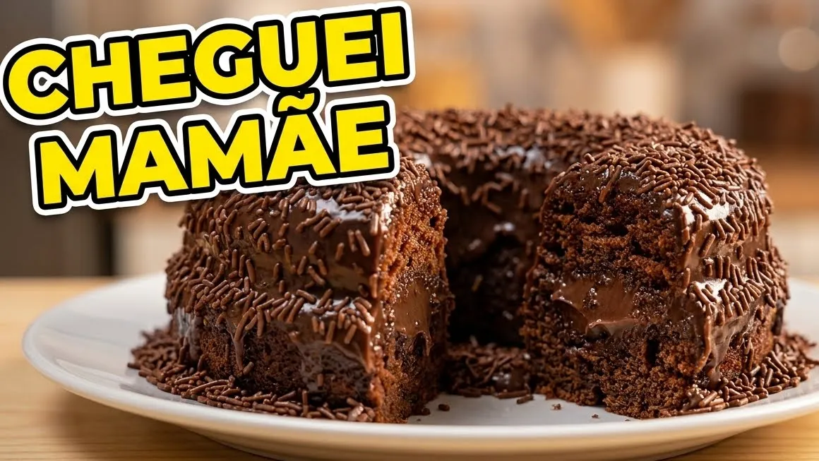 Bolo Brigadeirão Gelado de Chocolate