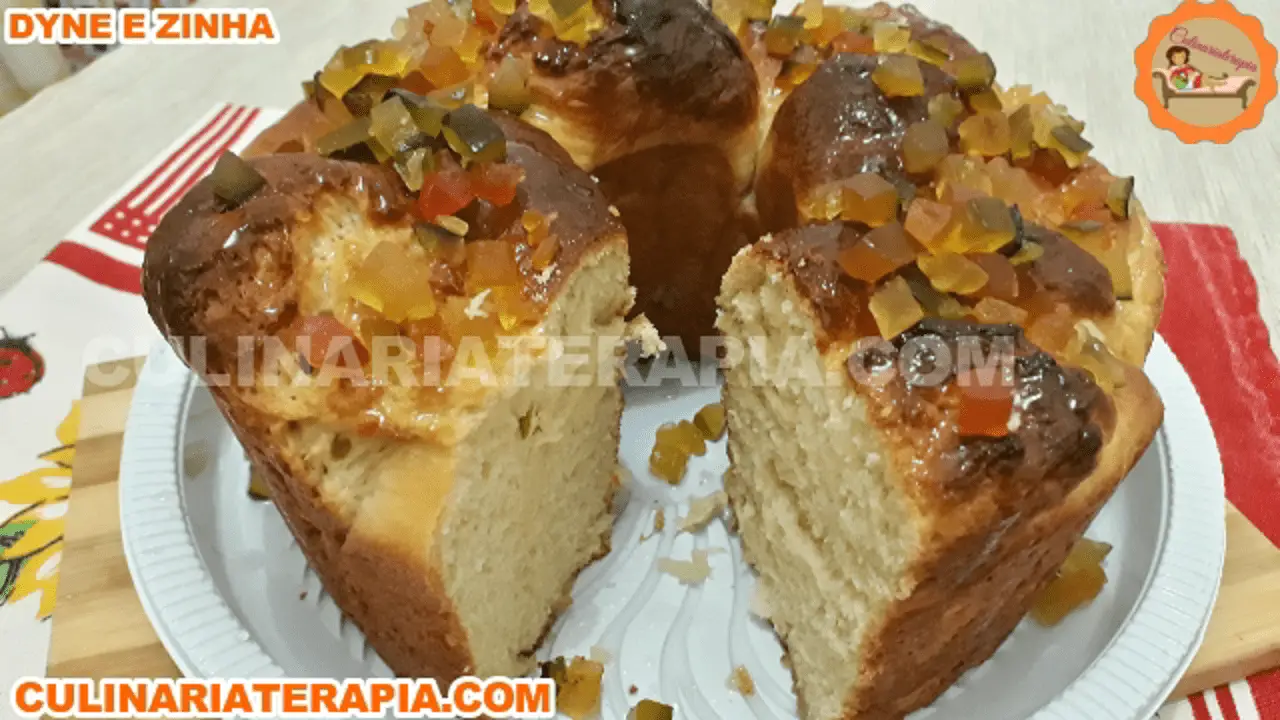 Pão Doce Fofinho de Creme de Leite