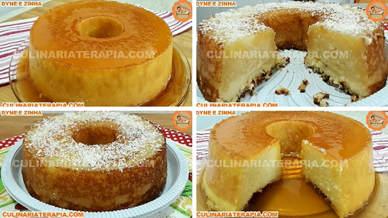 Pudim e Bolo de Tapioca Deliciosos