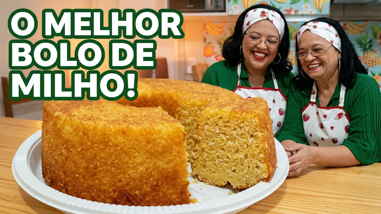 Bolo Flocão de Milho