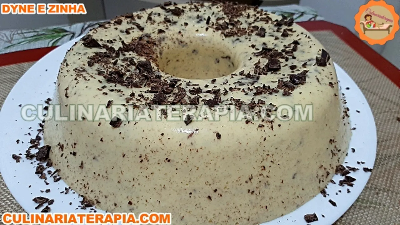 Sobremesa Fácil de Pudim de Maracujá com Chocolate
