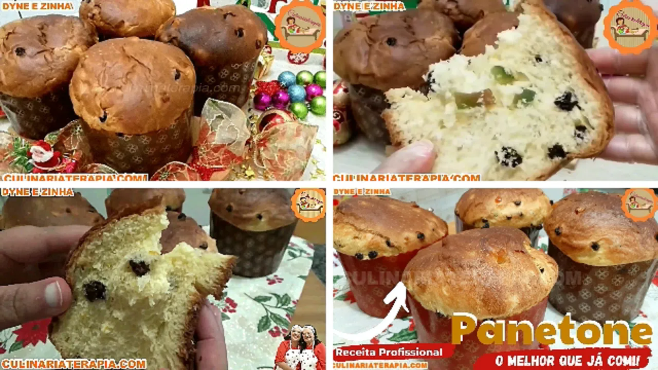2 Receitas de Panetones Fofinhos e Úmidos