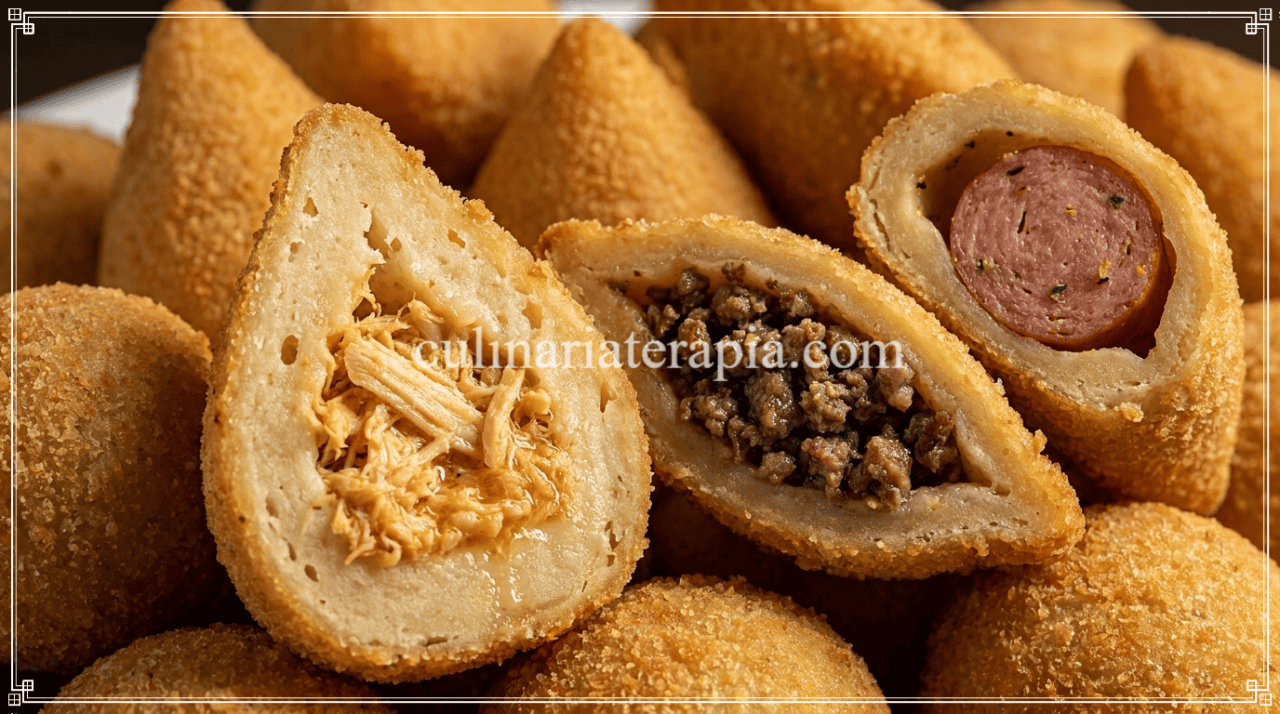 Massa para Salgados Fritos Coxinha Risole e Enroladinho