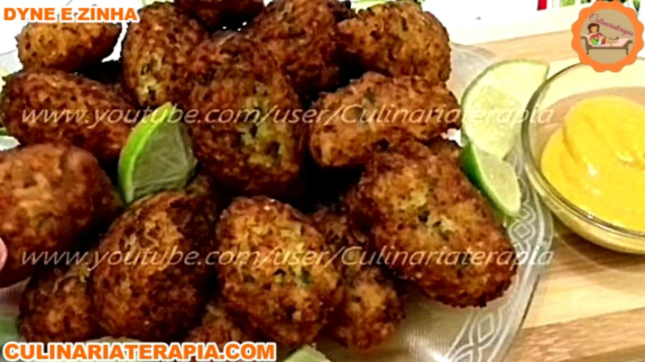 Bolinho de Arroz de Peixe Salgadinho Fácil e Rápido