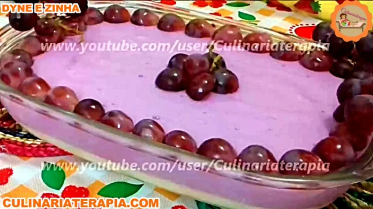 Sobremesa Creme Chinês de Uva