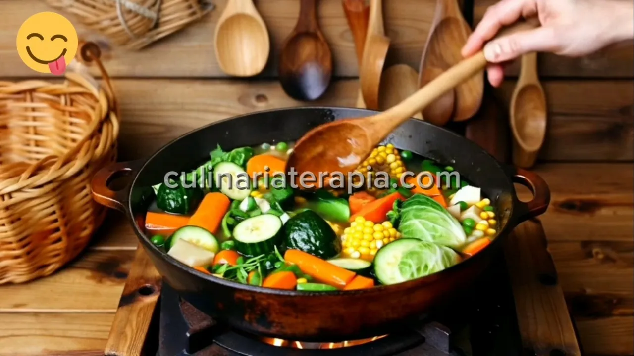 Sopa de Legumes com Brócolis e Couve-Flor