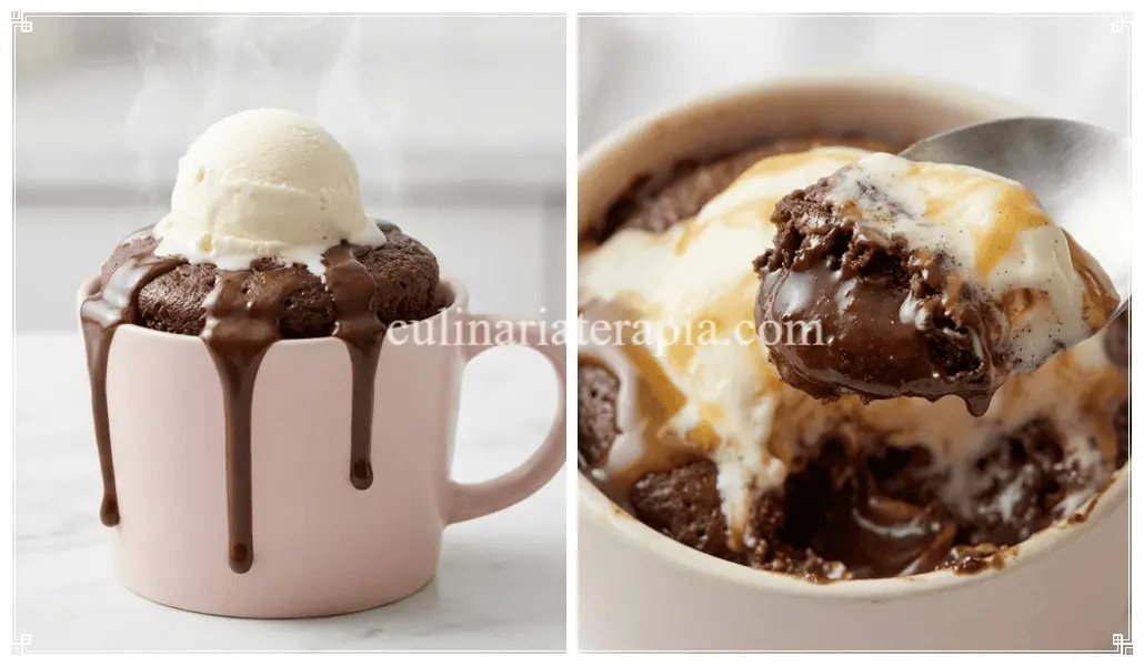 Grand Gateau de Caneca no Micro-ondas Pronto em 1 Minuto